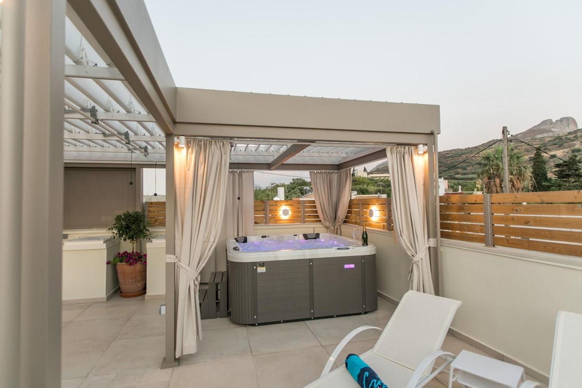 Ekaterini Luxury House Villa Lefkogeia Ngoại thất bức ảnh