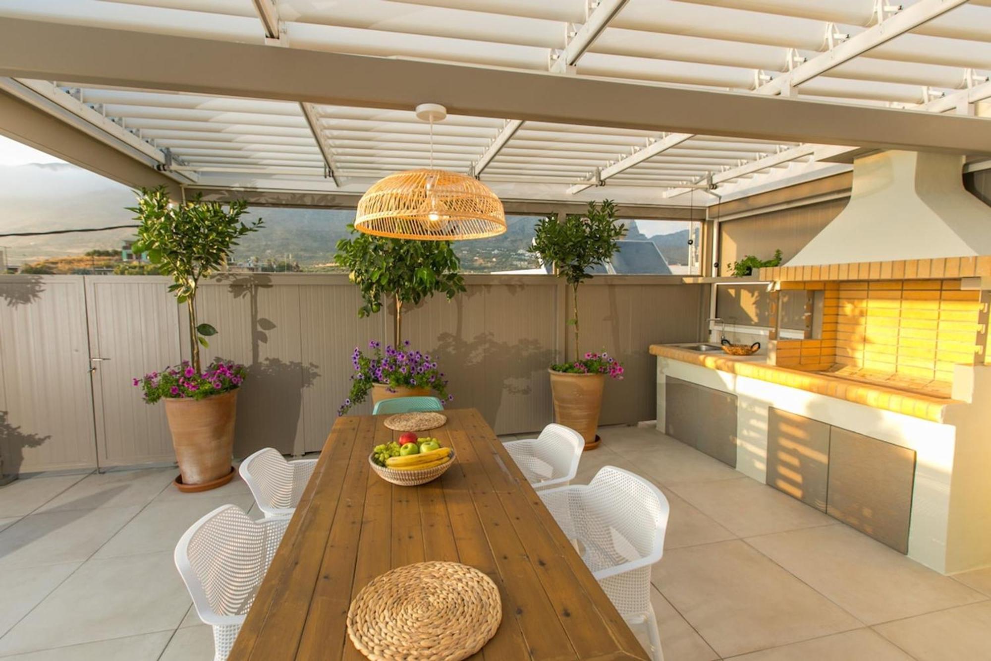 Ekaterini Luxury House Villa Lefkogeia Ngoại thất bức ảnh