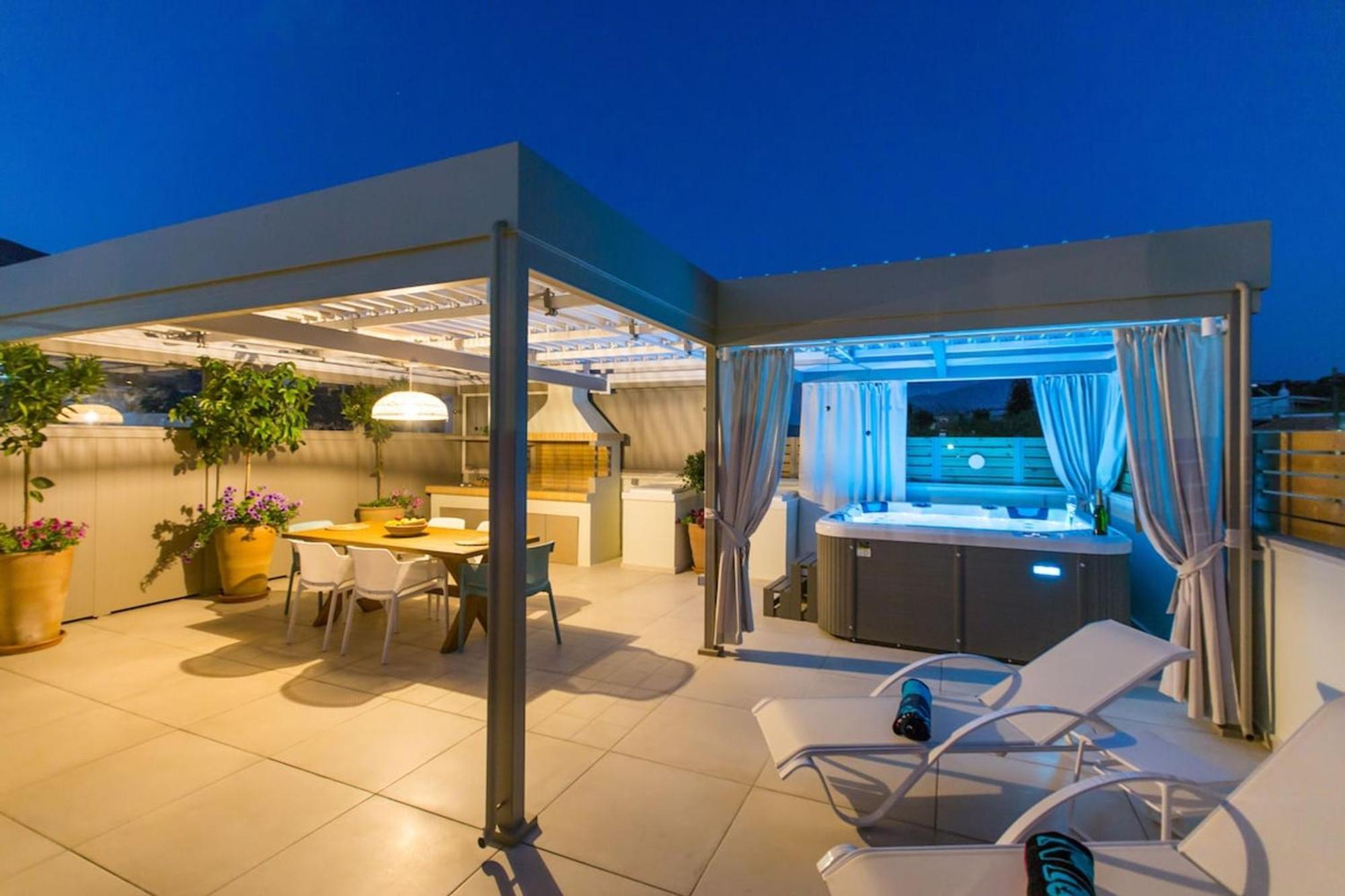 Ekaterini Luxury House Villa Lefkogeia Ngoại thất bức ảnh