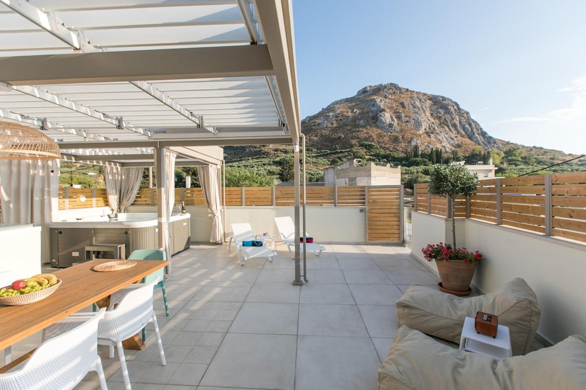 Ekaterini Luxury House Villa Lefkogeia Ngoại thất bức ảnh